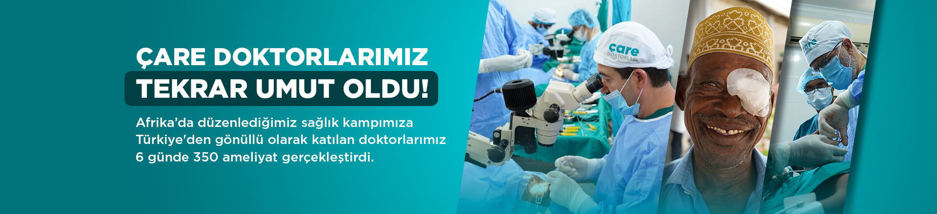 Çare doktorları tekrar umut oldu
